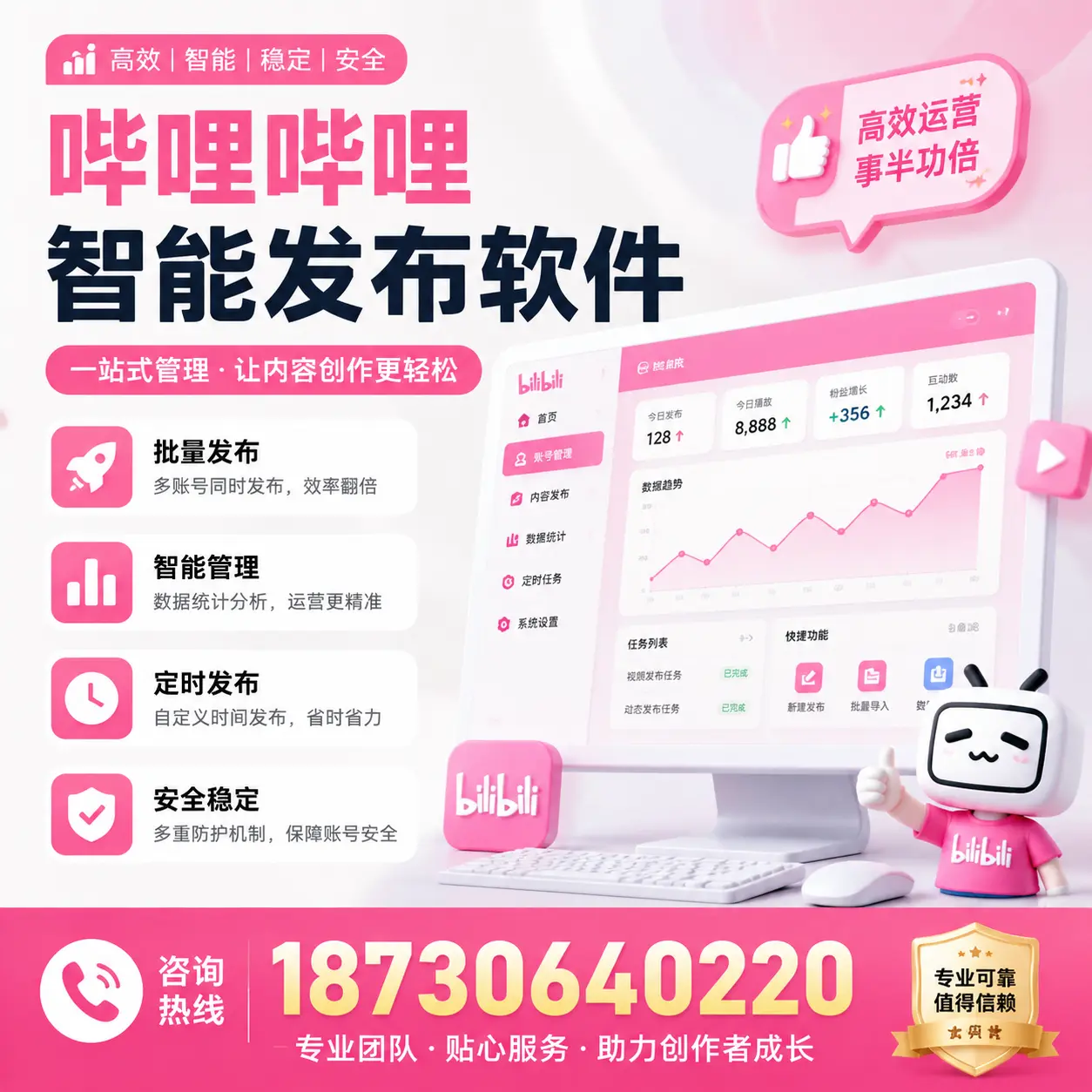 如何评估哔哩哔哩智能发布软件的ROI？昌都 企业必读